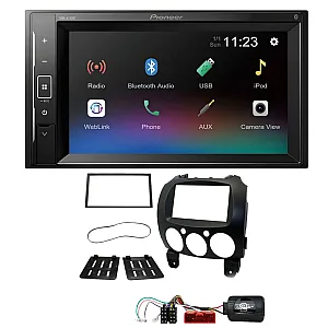 Mazda 2 Non-Bose Pioneer 6.2" Screen Bluetooth iPod iPhone Stereo Upgrade Kit