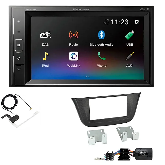 Iveco Daily 2014-2021 Pioneer DAB Digital Radio, 6.2" Screen iPod iPhone Bluetooth Stereo Upgrade Kit