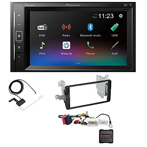 Mitsubishi L200, Triton 2015-2021 Pioneer DAB Digital Radio, 6.2" Screen Bluetooth Stereo Upgrade Kit