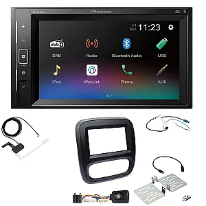 Vauxhall Vivaro (2014-2018) Pioneer DAB Digital Radio, 6.2" Screen Bluetooth Stereo Upgrade Kit