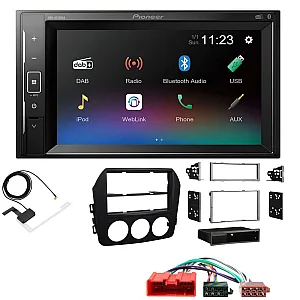 Mazda MX-5 2009-2015 Pioneer DAB Digital Radio, 6.2" Screen Bluetooth Stereo Upgrade Kit