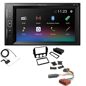 Mazda MX-5 Non-Bose 2006-2008 Pioneer DAB Digital Radio, 6.2" Screen iPod iPhone Bluetooth Stereo Upgrade Kit