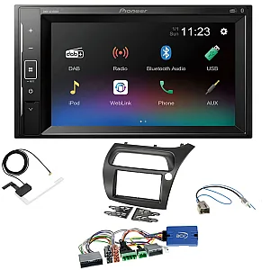 Honda Civic (2006 - 2011) Pioneer DAB Digital Radio, 6.2" Screen iPod iPhone Bluetooth Stereo Upgrade Kit