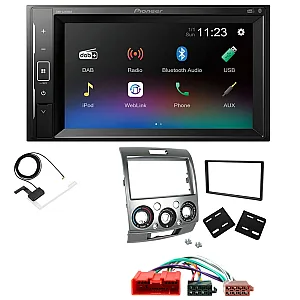 Ford Ranger 2007 - 2012 Pioneer DAB Digital Radio, 6.2" Screen Bluetooth iPod iPhone Stereo Upgrade Kit