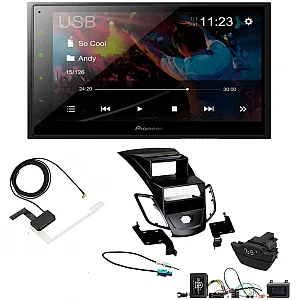 Ford Fiesta 2013 - 2017 Pioneer 6.8" Double Din Bluetooth WebLink USB DAB Radio Upgrade Kit