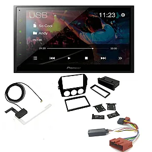 Mazda MX-5 Non-Bose 2006-2008 Pioneer 6.8" Screen Bluetooth iPod iPhone WebLink USB DAB Radio Upgrade Kit