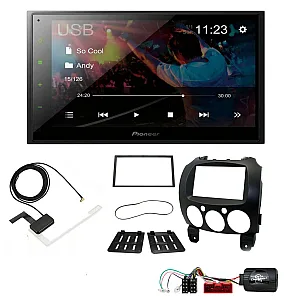 Mazda 2 Non-Bose Pioneer 6.8" Screen Bluetooth iPod iPhone WebLink USB DAB Radio Upgrade Kit