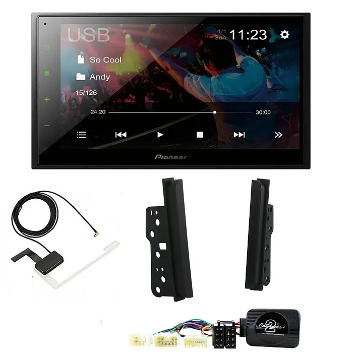 Toyota Alphard 2002 - 2008 Pioneer 6.8" Screen Bluetooth WebLink USB DAB Radio Upgrade Kit