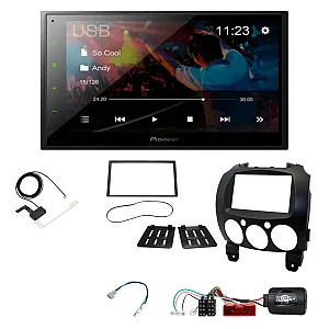 Mazda 2 (2008-2014) Pioneer 6.8" Screen Bluetooth iPod iPhone WebLink USB DAB Radio Upgrade Pack