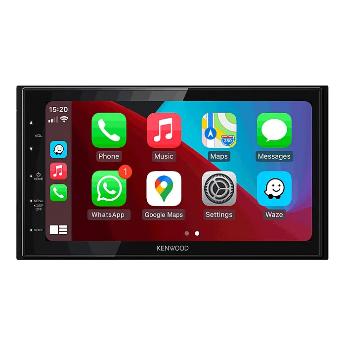 Mazda 2 (3rd Gen) DE Kenwood DMX5020DABS Apple CarPlay DAB Digital Radio Upgrade Kit