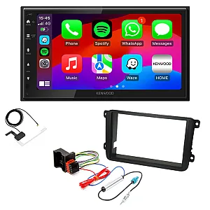 Seat Alhambra, Toledo Kenwood Wired Android Auto / CarPlay Bluetooth DAB+ Stereo Upgrade Pack