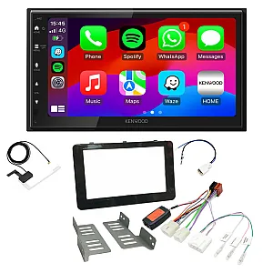 Toyota Hilux 2016> Kenwood Wired Android Auto / CarPlay Bluetooth DAB+ Stereo Upgrade Pack