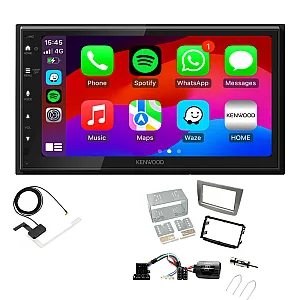 Alfa Romeo Mito 2008-2014 Kenwood Wired Android Auto / CarPlay Bluetooth DAB+ Stereo Upgrade Pack