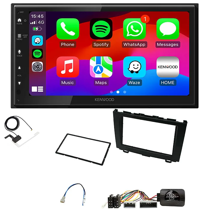 Honda CR-V 2007 - 2011 Kenwood Wired Android Auto / CarPlay Bluetooth DAB+ Stereo Upgrade Pack