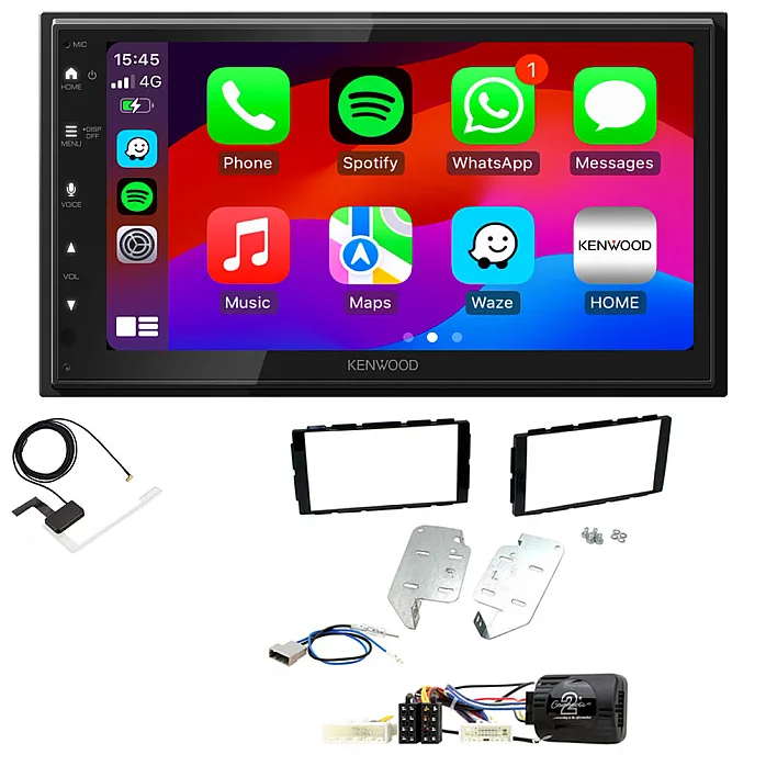 Nissan Juke (2014-2019) Kenwood Wired Android Auto / CarPlay Bluetooth DAB+ Stereo Upgrade Pack