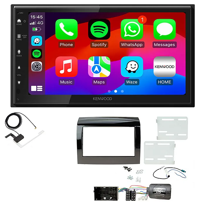 Peugeot Boxer 2014 Onwards Kenwood Wired Android Auto / CarPlay Bluetooth DAB+ Stereo Upgrade Pack