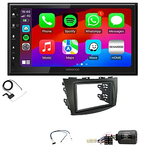 Suzuki Swift 2011-2017 Kenwood Wired Android Auto / CarPlay Bluetooth DAB+ Stereo Upgrade Pack