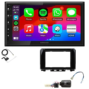 Suzuki Jimny 2018 Onwards Kenwood Wired Android Auto / CarPlay Bluetooth DAB+ Stereo Upgrade Pack