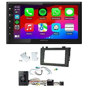 VW Transporter T6.1 2019> Kenwood 6.8" Wired Android Auto / CarPlay Bluetooth DAB+ Stereo Upgrade Pack
