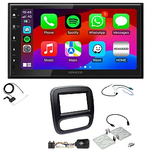 Vauxhall Vivaro Kenwood Wired Android Auto / CarPlay Bluetooth DAB+ Stereo Upgrade Pack