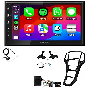 Vauxhall Astra 2010 - 2016 Kenwood Wired Android Auto / CarPlay Bluetooth DAB+ Stereo Upgrade Pack