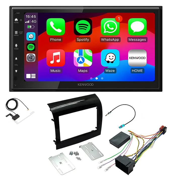 Citroen Relay 2014 Onwards Kenwood Wired Android Auto / CarPlay Bluetooth DAB+ Stereo Upgrade Pack