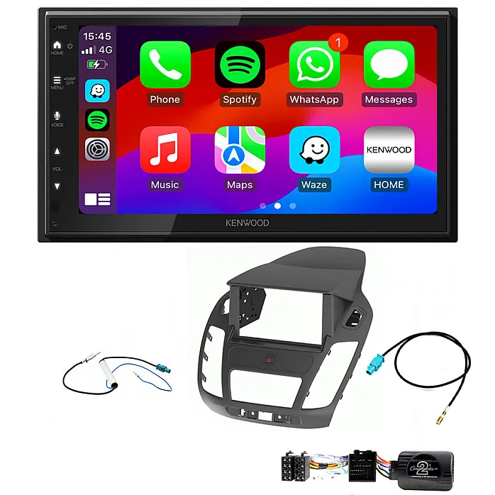 Ford Transit Connect MK2 Facelift  Kenwood Wired Android Auto / CarPlay Bluetooth DAB+ Stereo Upgrade Pack
