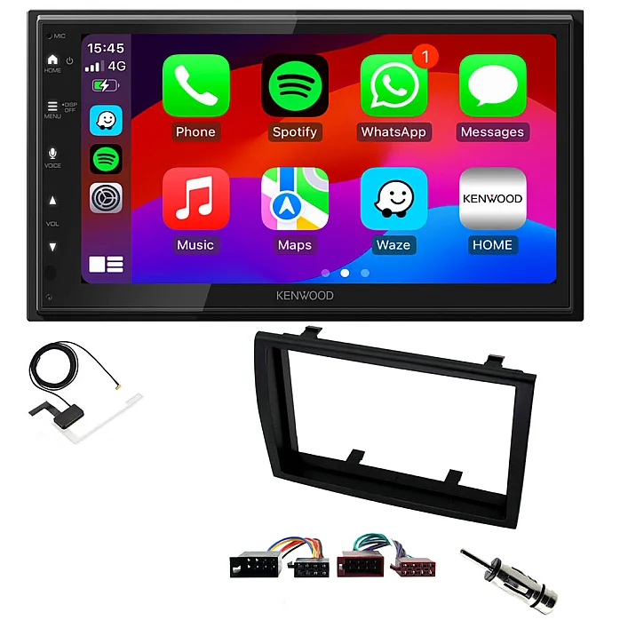 Fiat Ducato 2006 - 2011 Kenwood Wired Android Auto / CarPlay Bluetooth DAB+ Stereo Upgrade Pack