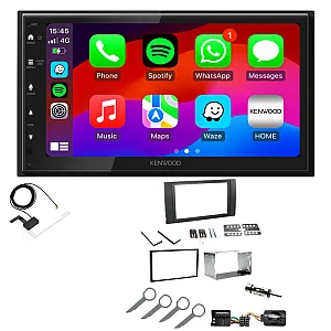 Ford Focus, Fiesta, Transit Kenwood Wired Android Auto / CarPlay Bluetooth DAB+ Stereo Upgrade Pack