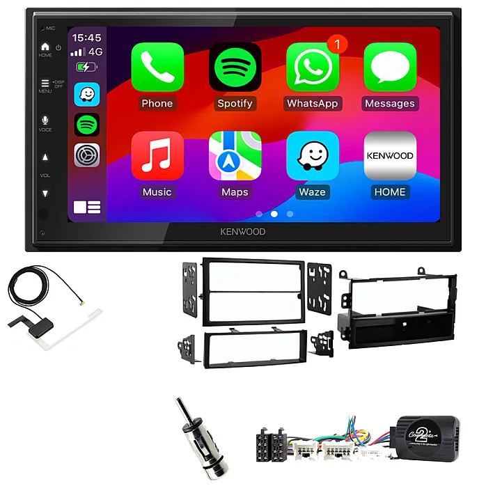 Nissan 350z (2003-2006) BOSE Kenwood Wired Android Auto / CarPlay Bluetooth DAB+ Stereo Upgrade Pack