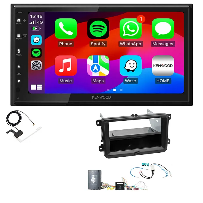 Volkswagen Transporter T5 / T5.1 Kenwood DMX5023DABS 6.8" Wired Android Auto / CarPlay Bluetooth DAB+ Stereo Upgrade Pack