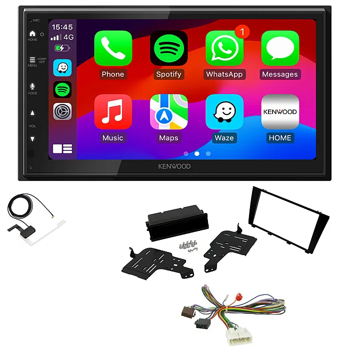 Lexus IS200, IS300 Kenwood Wired Android Auto / CarPlay Bluetooth DAB+ Stereo Upgrade Pack