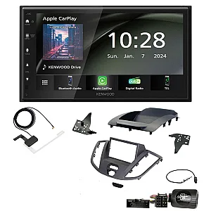 Ford Transit 2015-2021 Kenwood 6.8" Wireless CarPlay / Android Auto, DAB+ Bluetooth Stereo Upgrade Pack