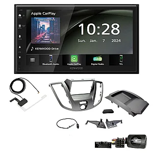 Ford Transit 2015 - 2021 Kenwood 6.8" Wireless CarPlay / Android Auto, DAB+ Bluetooth Stereo Upgrade Pack