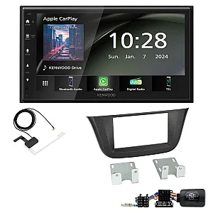 Iveco Daily 2014-2021 Kenwood 6.8" Wireless CarPlay / Android Auto, DAB+ Bluetooth Stereo Upgrade Pack