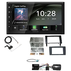 Mercedes SLK R171 2004-2011 Kenwood 6.8" Wireless CarPlay / Android Auto DAB+ Bluetooth Stereo Upgrade Pack
