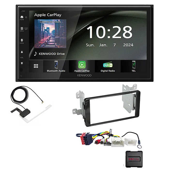 Mitsubishi L200, Triton 2015-2021 6.8" Wireless CarPlay / Android Auto DAB+ Bluetooth Stereo Upgrade Pack
