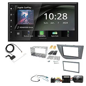 Seat Leon 2005-2012 Kenwood 6.8" Wireless CarPlay / Android Auto DAB+ Bluetooth Stereo Upgrade Pack