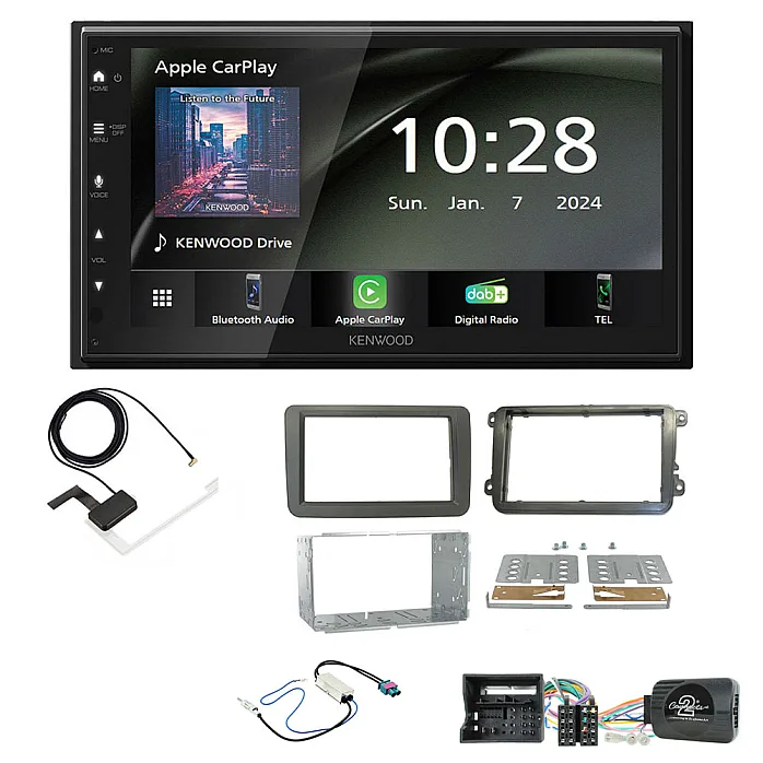 Volkswagen 6.8" Wireless CarPlay / Android Auto DAB+ Bluetooth Stereo Upgrade Pack