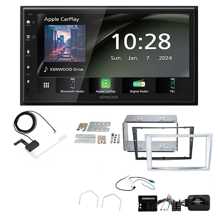 Vauxhall Astra, Antara, Zafira 6.8" Wireless CarPlay / Android Auto DAB+ Bluetooth Stereo Upgrade Pack