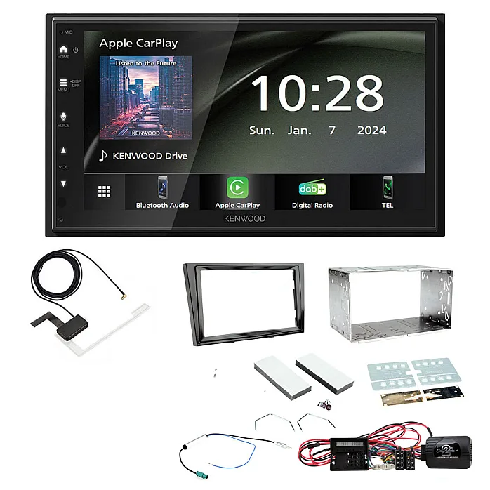 Vauxhall Astra H, Corsa 6.8" Wireless CarPlay / Android Auto DAB+ Bluetooth Stereo Upgrade Pack