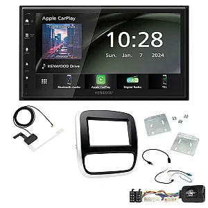 Vauxhall Vivaro 2014-2018 6.8" Wireless CarPlay / Android Auto DAB+ Bluetooth Stereo Upgrade Pack