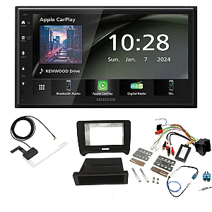 Audi TT 8J 2006-2014 Kenwood 6.8" Wireless CarPlay / Android Auto, DAB+ Bluetooth Stereo Upgrade Pack