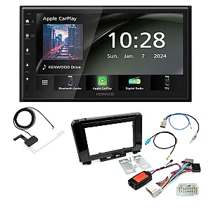Suzuki Jimny 2018> Kenwood 6.8" Wireless CarPlay / Android Auto DAB+ Bluetooth Stereo Upgrade Pack
