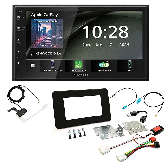Vauxhall Movano 2020 - 2021 6.8" Wireless CarPlay / Android Auto DAB+ Bluetooth Stereo Upgrade Pack