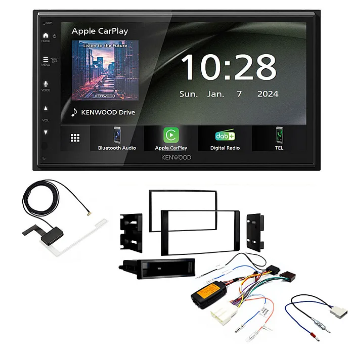 Nissan NV200 2010-2019 Kenwood 6.8" Wireless CarPlay / Android Auto DAB+ Bluetooth Stereo Upgrade Pack