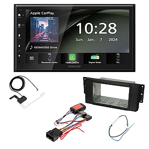 Land Rover Kenwood 6.8" Wireless CarPlay / Android Auto, DAB+ Bluetooth Stereo Upgrade Pack