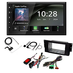 Land Rover Kenwood DMX6523DABS 6.8" Wireless CarPlay / Android Auto, DAB+ Bluetooth Stereo Upgrade Pack