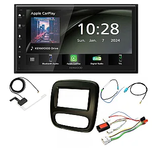 Renault Trafic 2014 - 2022 Kenwood 6.8" Wireless CarPlay / Android Auto DAB+ Bluetooth Stereo Upgrade Pack (NAVIGATION SYSTEMS)