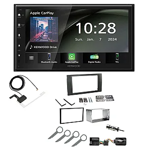 Ford Focus, Fiesta, Transit Kenwood 6.8" Wireless CarPlay / Android Auto, DAB+ Bluetooth Stereo Upgrade Pack